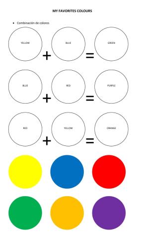 My favourite colours