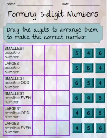 Forming 3-digit Numbers