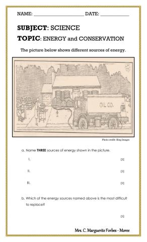 Energy and Conservation