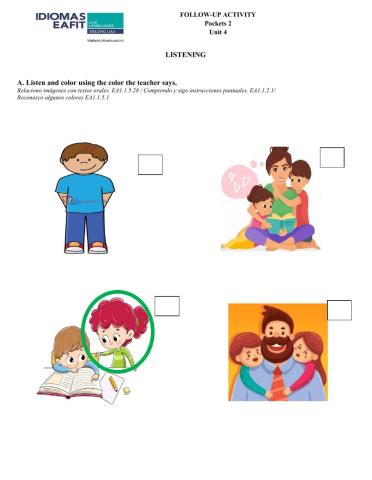 Pockets 2-Unit 4-Listening follow up