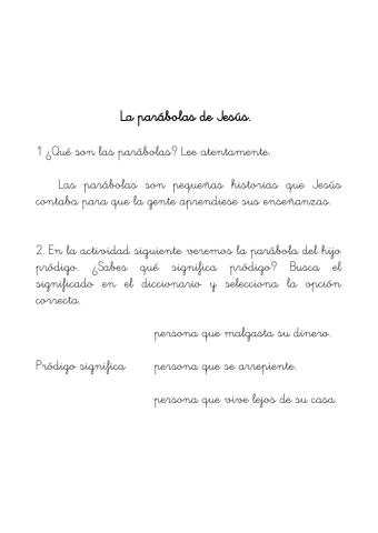 Las parábolas de Jesús