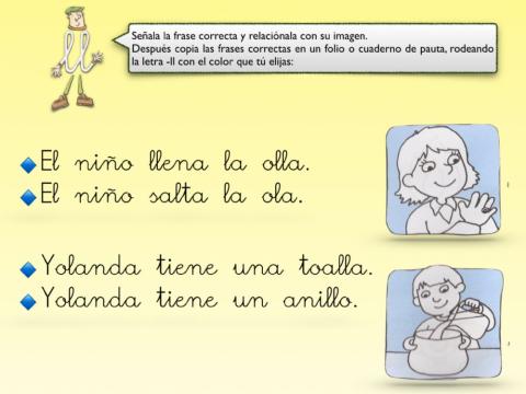 Frases con la letra -ll.