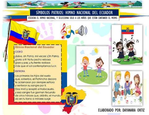Los Símbolos Patrios del Ecuador