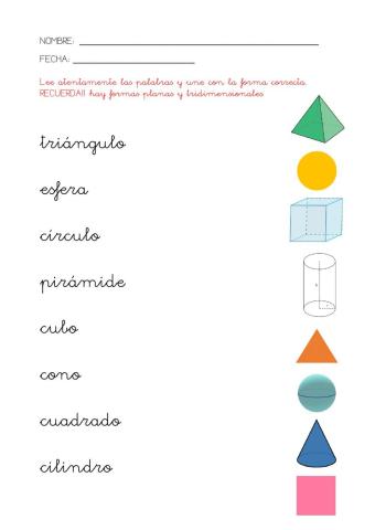 FIGURAS Y CUERPOS GEOMÉTRICOS