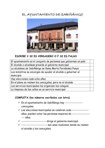 El ayuntamiento de Sabiñánigo