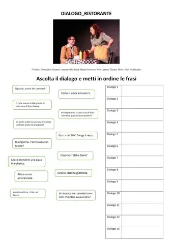 Dialogo: al ristorante