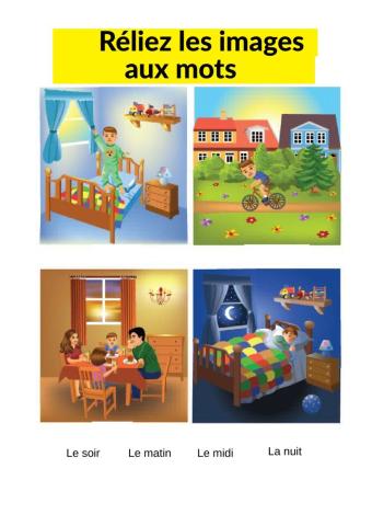 Les moments de la journée