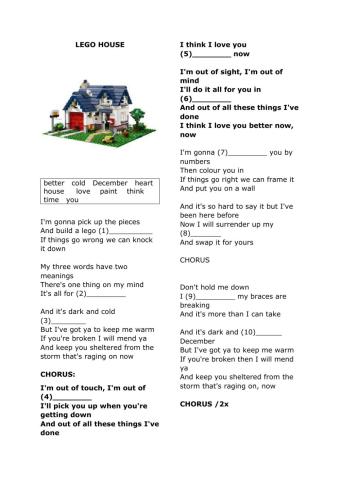 Lego House Ed Sheeran