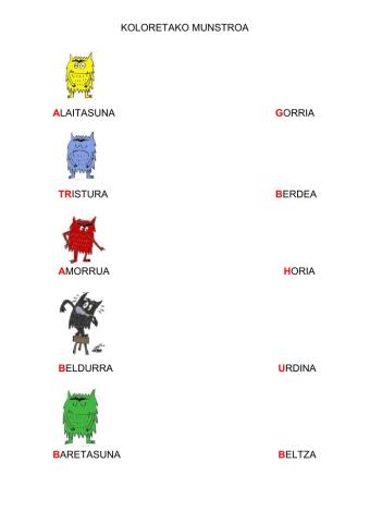 Koloretako munstroa