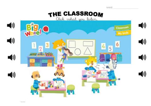 Classroom objects Mimi
