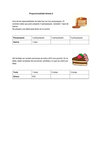 Proporcionalidad directa