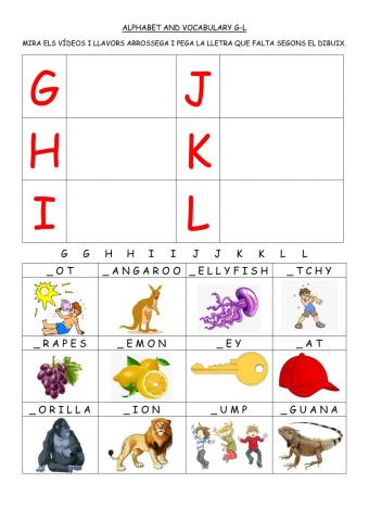 Alphabet g-L