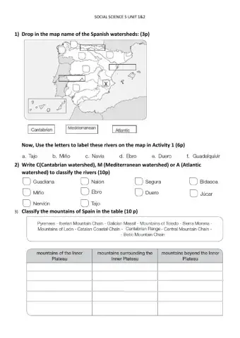 Social science temas 1&2