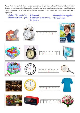 Leaving a message oral training