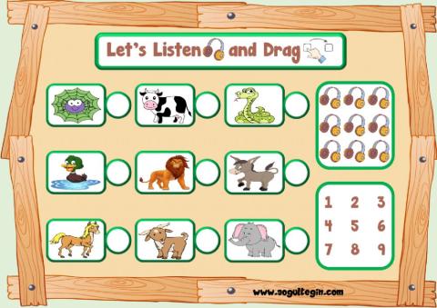 2.10. Animals - Let's Listen and Drag