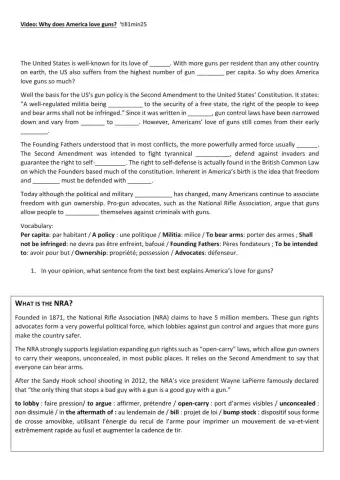 Why does America love guns?