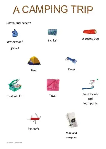 Ficha 1 A camping trip