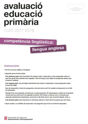 Competències bàsiques 6è 2017-18 english