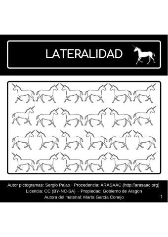 Lateralidad y atención - Unicornios