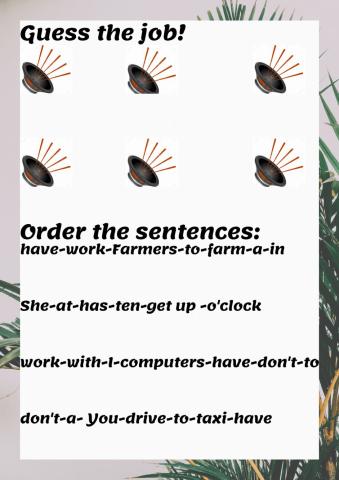 Jobs and Have to review