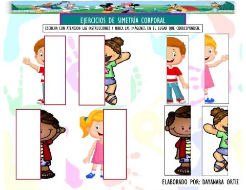 Ejercicios de simetría corporal