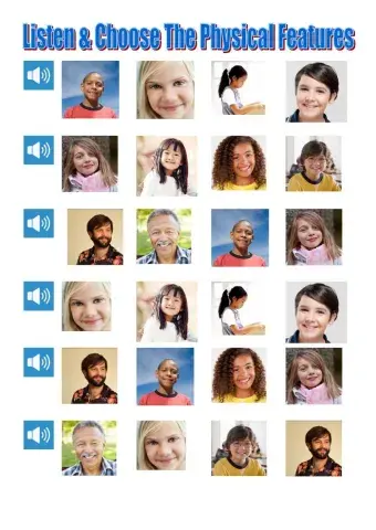 Listen and choose the physical descriptions tiger macmillan