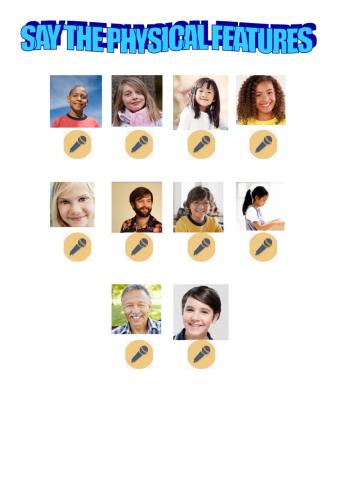 Say the physycal descriptions tiger macmillan