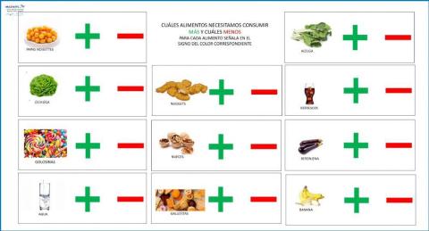 Más alimentos saludables