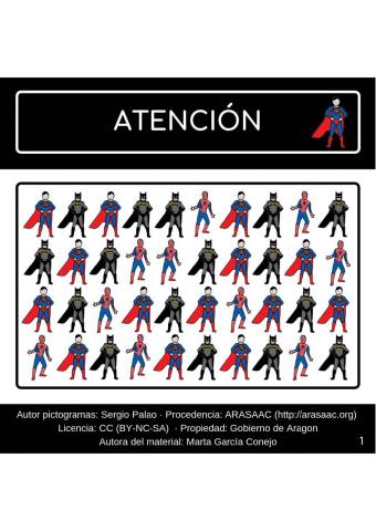 Atención y conteo - Superman