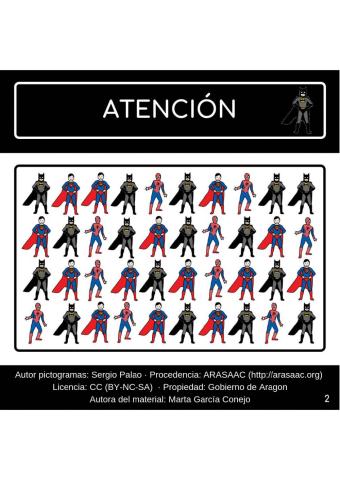 Atención y conteo - Batman