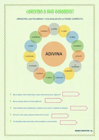 Juego de adivinanzas