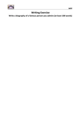 Writing: A Biography