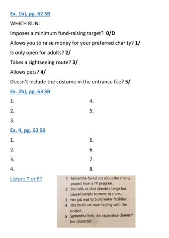 Prime Time 4 Module 3 Revision