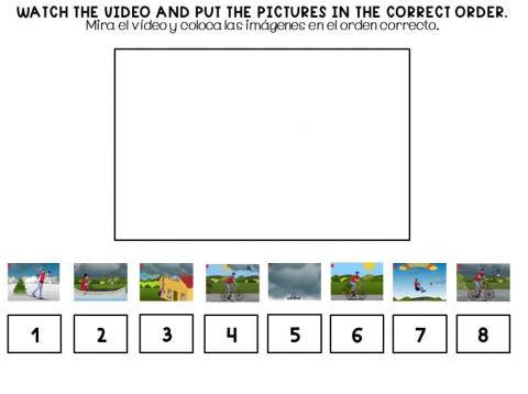 Put in the correct order