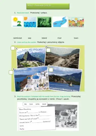 NEA 2 Postcards (Unit 7)