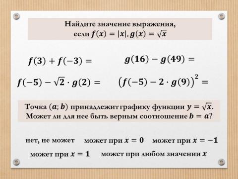 Функция квадратного корня 4