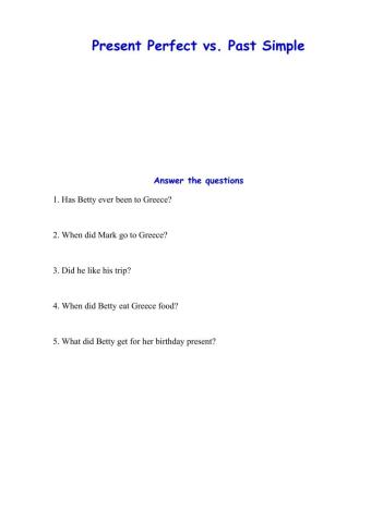 Present Perfect vs. Past Simple-video-Grammar Genious B-Unit 7