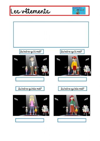 Les vêtements et les couleurs