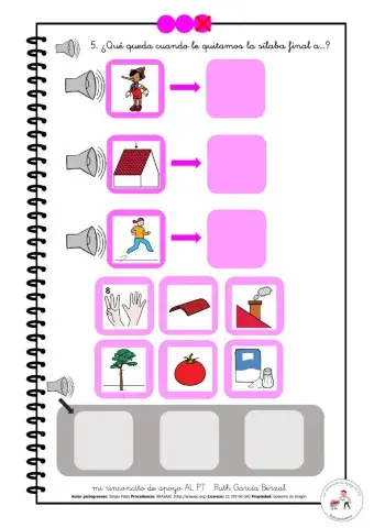 Eliminar sílaba final 5