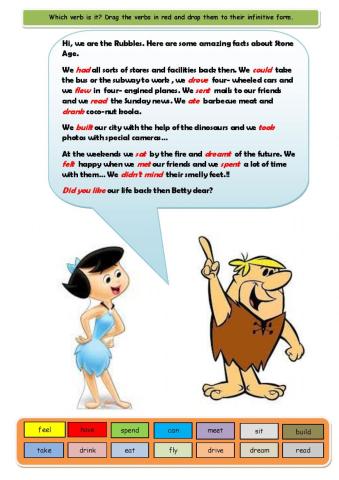 ISimple Past irregular verbs