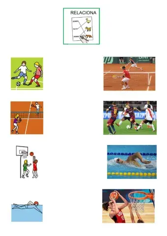 Relaciona els esports