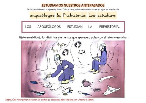 Los arqueólogos estudian la prehistoria