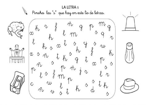 Encuentra las s escondidas 1