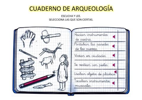 Cuaderno de arqueología