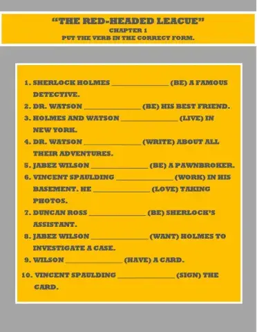 -The Red-Headed League- Chapter 1