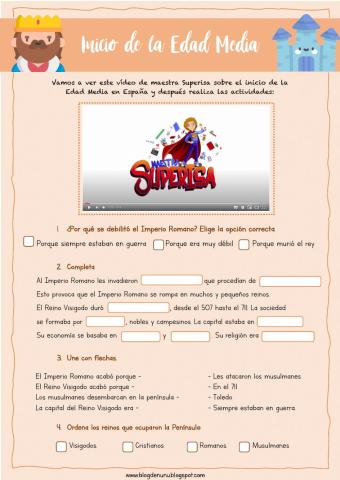 La Edad Media: Del Imperio Romano a la conquista musulmana