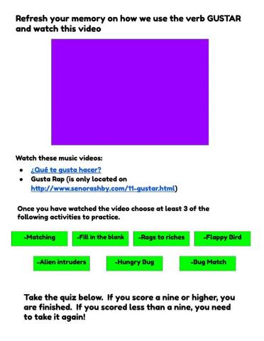 ¿Qué te gusta hacer?