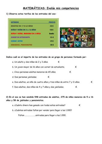 Problemas matemáticas