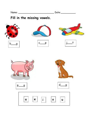 Short Vowel Words