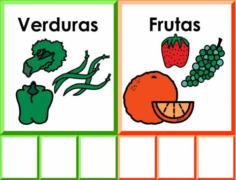 Clasificar frutas-verduras